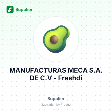 MANUFACTURAS MECA S.A. DE C.V – summary card, no photo uploaded yet