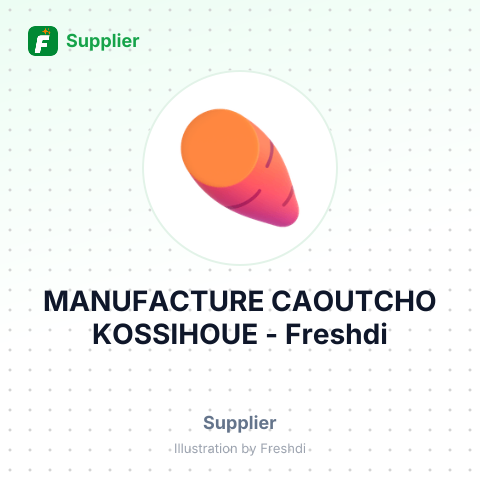 MANUFACTURE CAOUTCHO KOSSIHOUE – summary card, no photo uploaded yet