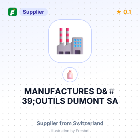 MANUFACTURES D&＃39;OUTILS DUMONT SA – summary card, no photo uploaded yet