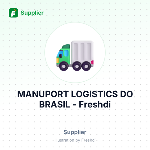 MANUPORT LOGISTICS DO BRASIL – summary card, no photo uploaded yet