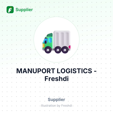 MANUPORT LOGISTICS – summary card, no photo uploaded yet
