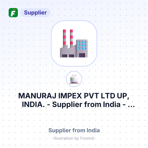 MANURAJ IMPEX PVT LTD UP, INDIA. – summary card, no photo uploaded yet