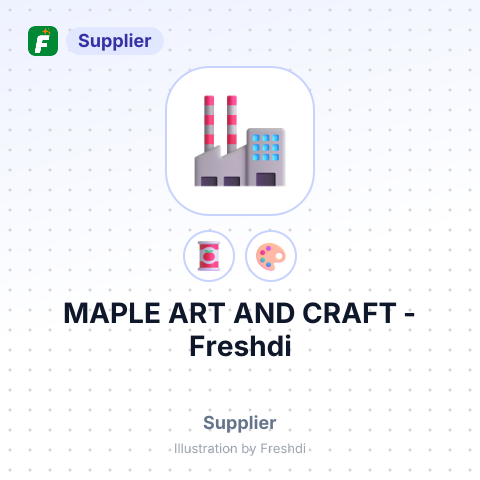 MAPLE ART AND CRAFT – summary card, no photo uploaded yet