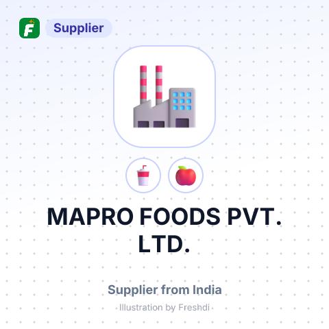 MAPRO FOODS PVT. LTD. – summary card, no photo uploaded yet