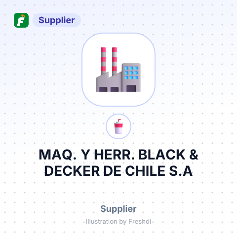 MAQ. Y HERR. BLACK & DECKER DE CHILE S.A – summary card, no photo uploaded yet