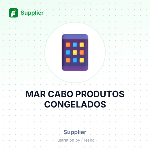 MAR CABO PRODUTOS CONGELADOS – summary card, no photo uploaded yet