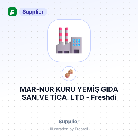 MAR-NUR KURU YEMİŞ GIDA SAN.VE TİCA. LTD – summary card, no photo uploaded yet