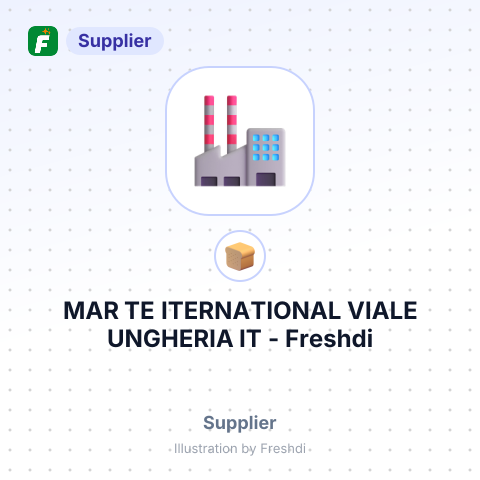 MAR TE ITERNATIONAL VIALE UNGHERIA IT – summary card, no photo uploaded yet