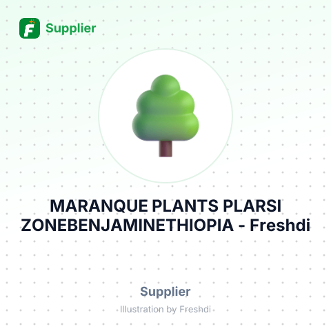 MARANQUE PLANTS PLARSI ZONEBENJAMINETHIOPIA – summary card, no photo uploaded yet