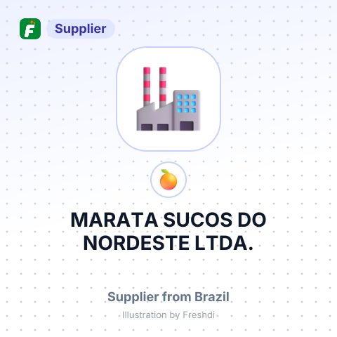 MARATA SUCOS DO NORDESTE LTDA. – summary card, no photo uploaded yet