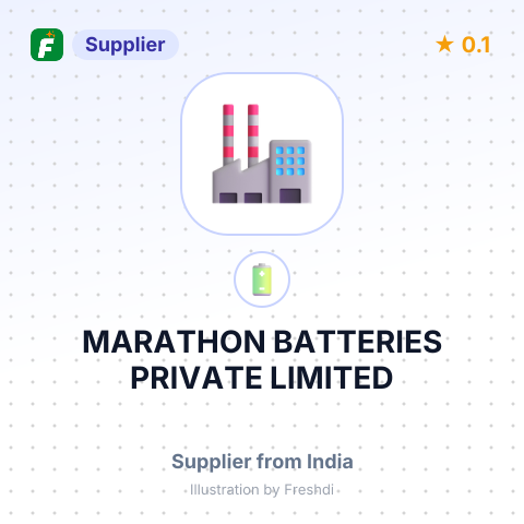 MARATHON BATTERIES PRIVATE LIMITED – summary card, no photo uploaded yet