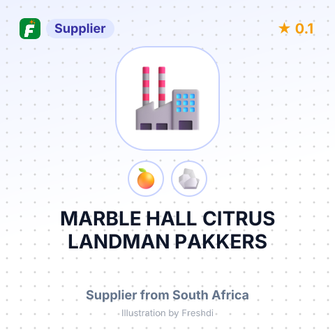 MARBLE HALL CITRUS LANDMAN PAKKERS – summary card, no photo uploaded yet