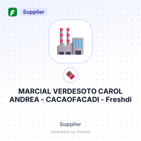 MARCIAL VERDESOTO CAROL ANDREA - CACAOFACADI – summary card, no photo uploaded yet