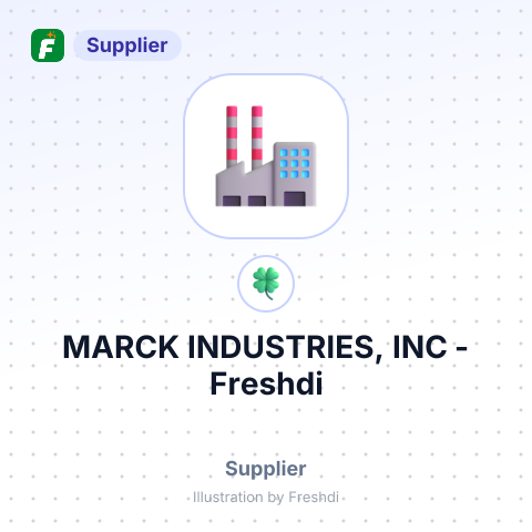 MARCK INDUSTRIES, INC – summary card, no photo uploaded yet