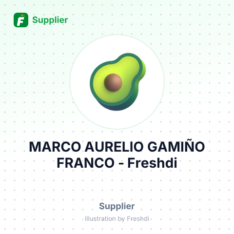 MARCO AURELIO GAMIÑO FRANCO – summary card, no photo uploaded yet
