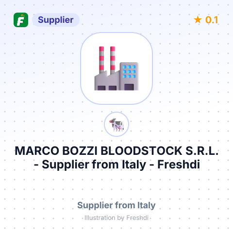 MARCO BOZZI BLOODSTOCK S.R.L. – summary card, no photo uploaded yet