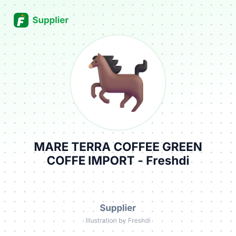 MARE TERRA COFFEE GREEN COFFE IMPORT – summary card, no photo uploaded yet