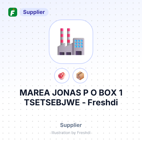 MAREA JONAS P O BOX 1 TSETSEBJWE – summary card, no photo uploaded yet