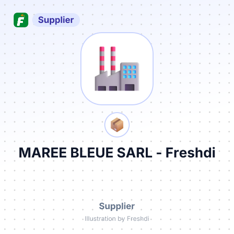 MAREE BLEUE SARL – summary card, no photo uploaded yet