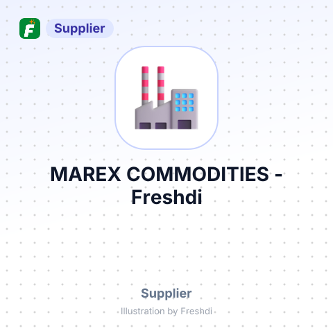 MAREX COMMODITIES – summary card, no photo uploaded yet