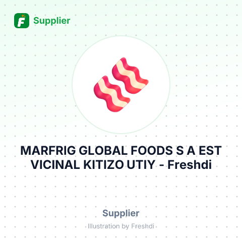 MARFRIG GLOBAL FOODS S A EST VICINAL KITIZO UTIY – summary card, no photo uploaded yet