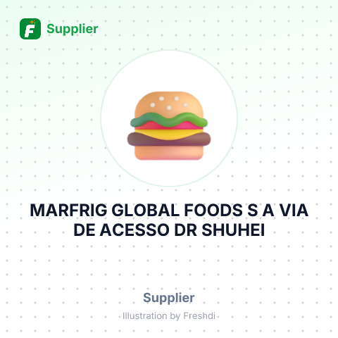 MARFRIG GLOBAL FOODS S A VIA DE ACESSO DR SHUHEI – summary card, no photo uploaded yet