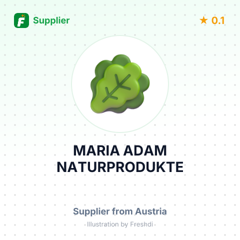MARIA ADAM NATURPRODUKTE – summary card, no photo uploaded yet
