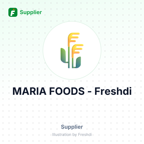 MARIA FOODS – summary card, no photo uploaded yet