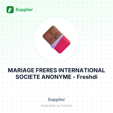 MARIAGE FRERES INTERNATIONAL SOCIETE ANONYME – summary card, no photo uploaded yet