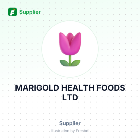 MARIGOLD HEALTH FOODS LTD – summary card, no photo uploaded yet