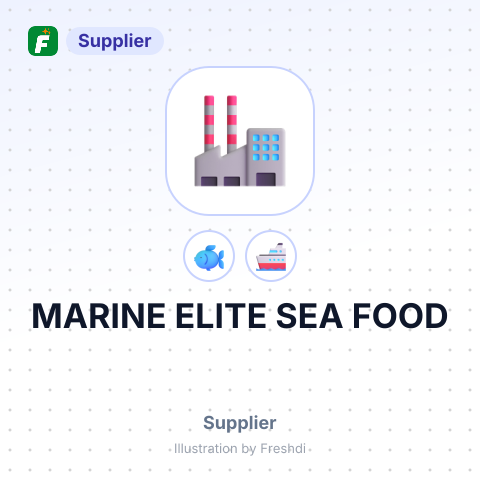 MARINE ELITE SEA FOOD – summary card, no photo uploaded yet
