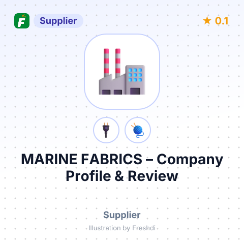 MARINE FABRICS – summary card, no photo uploaded yet