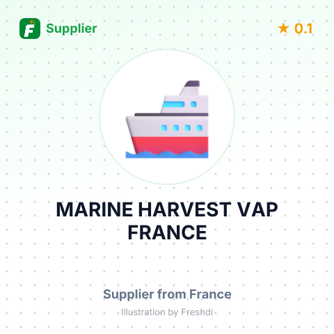 MARINE HARVEST VAP FRANCE – summary card, no photo uploaded yet
