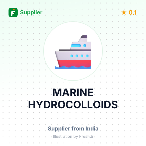 MARINE HYDROCOLLOIDS – summary card, no photo uploaded yet