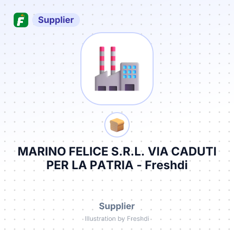 MARINO FELICE S.R.L. VIA CADUTI PER LA PATRIA – summary card, no photo uploaded yet