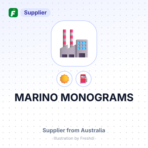 MARINO MONOGRAMS – summary card, no photo uploaded yet