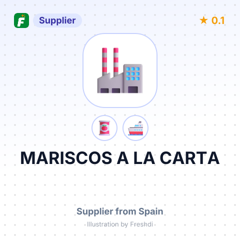 MARISCOS A LA CARTA – summary card, no photo uploaded yet