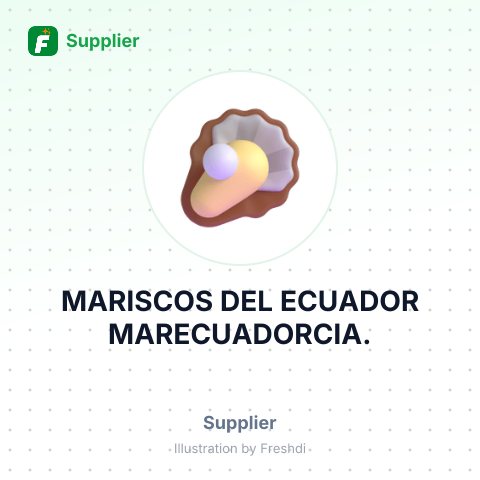MARISCOS DEL ECUADOR MARECUADORCIA. – summary card, no photo uploaded yet