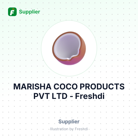 MARISHA COCO PRODUCTS PVT LTD – summary card, no photo uploaded yet