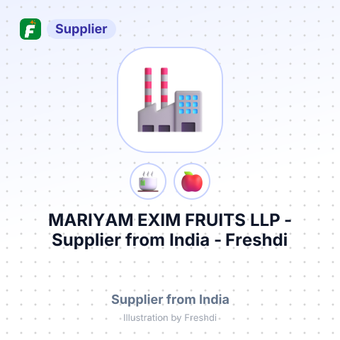 MARIYAM EXIM FRUITS LLP – summary card, no photo uploaded yet