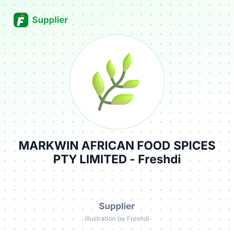MARKWIN AFRICAN FOOD SPICES PTY LIMITED – summary card, no photo uploaded yet