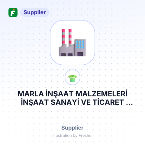 MARLA İNŞAAT MALZEMELERİ İNŞAAT SANAYİ VE TİCARET ANONİM ŞİRKETİ – summary card, no photo uploaded yet