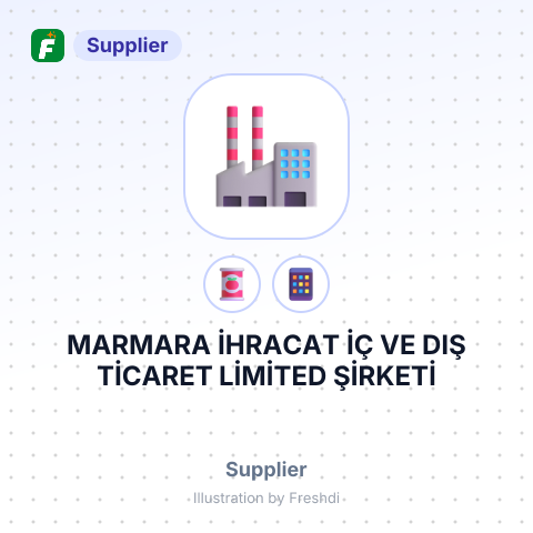 MARMARA İHRACAT İÇ VE DIŞ TİCARET LİMİTED ŞİRKETİ – summary card, no photo uploaded yet