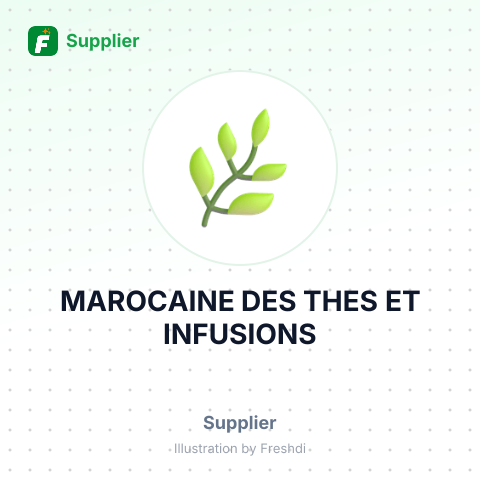 MAROCAINE DES THES ET INFUSIONS – summary card, no photo uploaded yet
