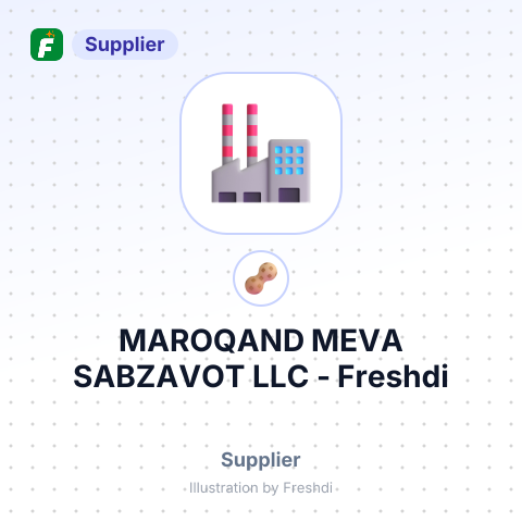 MAROQAND MEVA SABZAVOT LLC – summary card, no photo uploaded yet