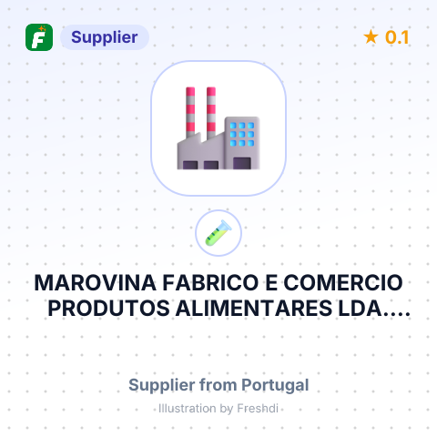 MAROVINA FABRICO E COMERCIO PRODUTOS ALIMENTARES LDA. – summary card, no photo uploaded yet