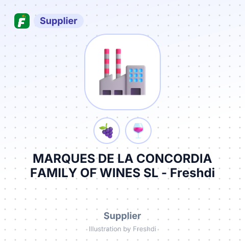 MARQUES DE LA CONCORDIA FAMILY OF WINES SL – summary card, no photo uploaded yet