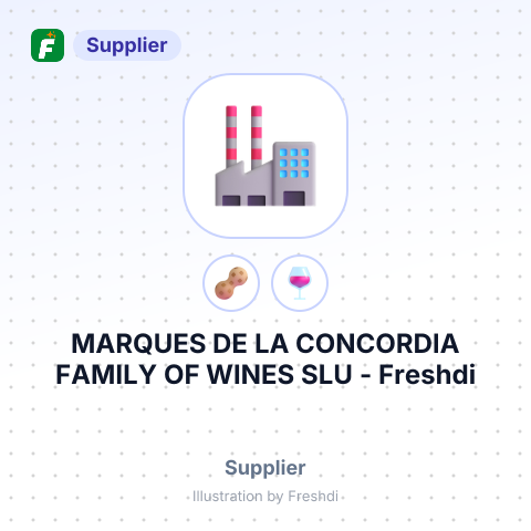 MARQUES DE LA CONCORDIA FAMILY OF WINES SLU – summary card, no photo uploaded yet