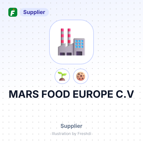 MARS FOOD EUROPE C.V – summary card, no photo uploaded yet