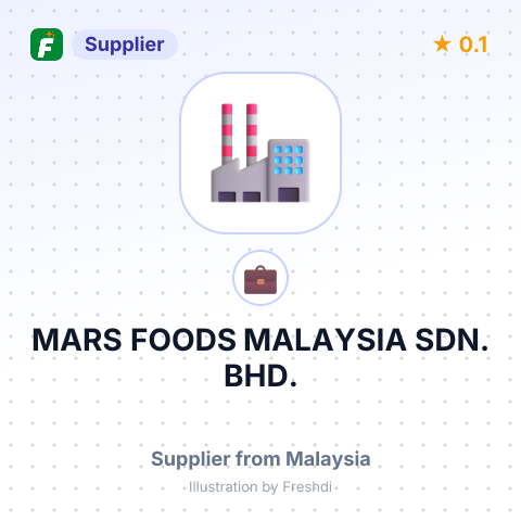 MARS FOODS MALAYSIA SDN. BHD. – summary card, no photo uploaded yet